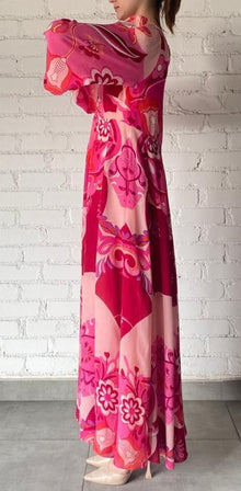Hemant & Nandita | Malak Long Dress | Pink