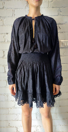 Hemant & Nandita | Mavi Short Dress | Black