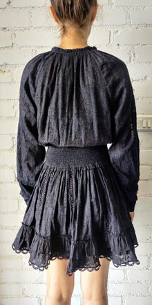 Hemant & Nandita | Mavi Short Dress | Black