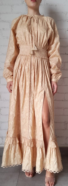 Hemant & Nandita | Mavi Long Dress | Nude