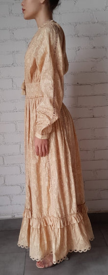 Hemant & Nandita | Mavi Long Dress | Nude