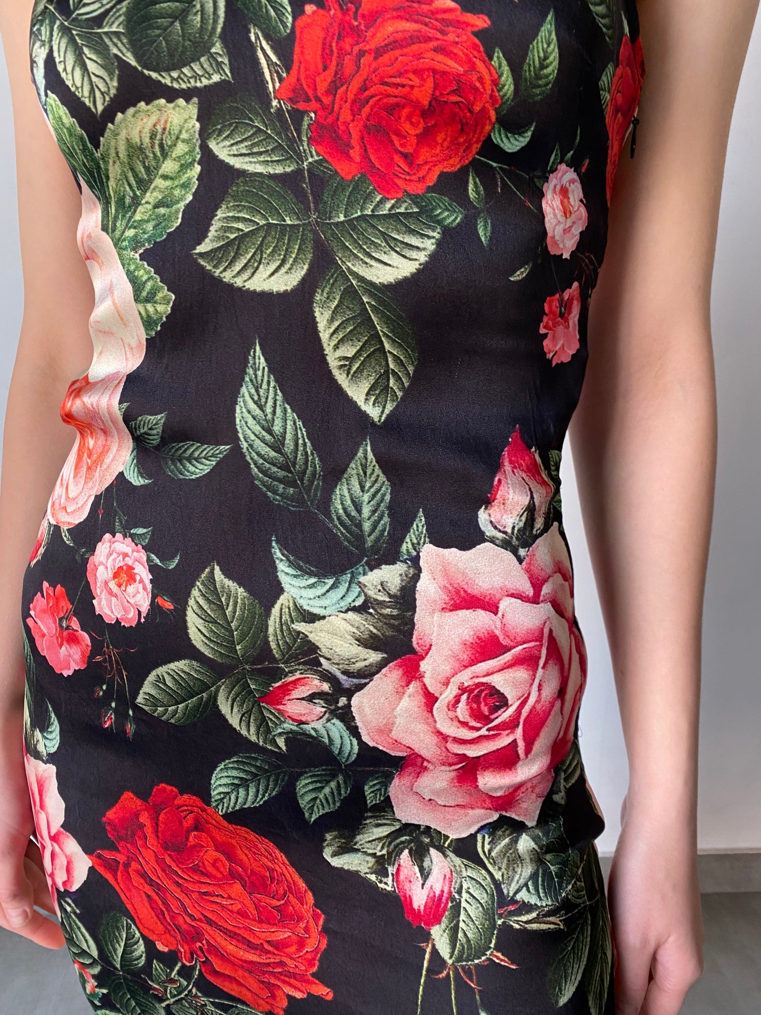 Hemant & Nandita | Halter-Neck Midi Dress | Black