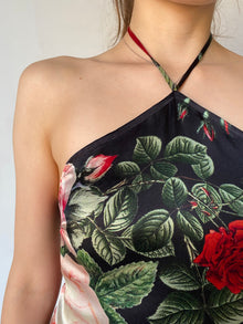 Hemant & Nandita | Halter-Neck Midi Dress | Black