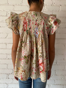 Hemant & Nandita | Nava Sleeveless Top | Beige