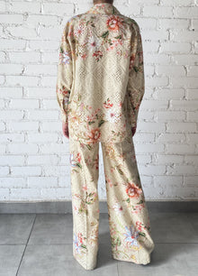 Hemant & Nandita | Nava Oversized Shirt | Beige