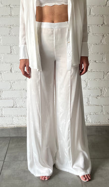 Hemant & Nandita | Nera Flared Pants | White