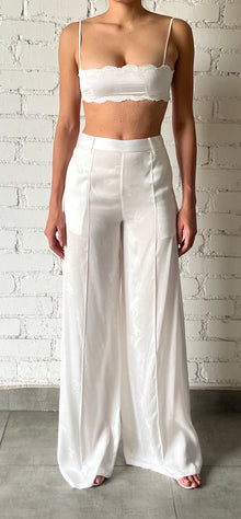 Hemant & Nandita | Nera Flared Pants | White
