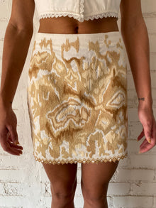 Hemant & Nandita | Nima Mini Skirt | Beige