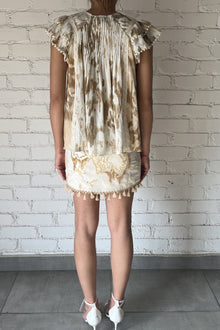 Hemant & Nandita | Nima Top | Light Brown/White