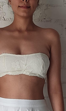 Hemant And Nandita | Nysa Cotton Bandeau | White