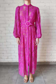 Hemant & Nandita | Nysa Long Dress | Pink