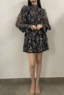Hemant & Nandita | Orah Short Dress | Black