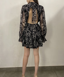 Hemant & Nandita | Orah Short Dress | Black