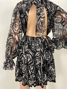 Hemant & Nandita | Orah Short Dress | Black