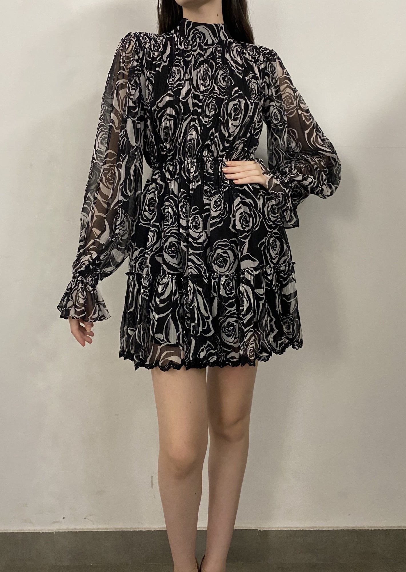 Hemant & Nandita | Orah Short Dress | Black