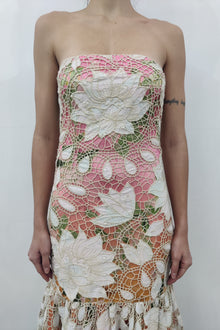 Hemant & Nandita | Pakhi Sleeveless Midi Dress | Pink
