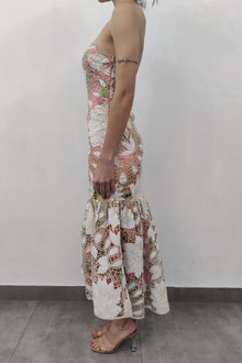 Hemant & Nandita | Pakhi Sleeveless Midi Dress | Pink