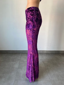 Hemant & Nandita | Flared Pants | Purple