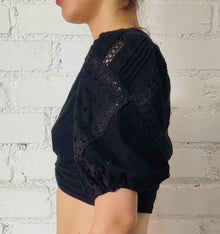 Hemant & Nandita | Ruby Crop Top | Black
