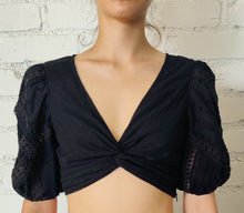 Hemant & Nandita | Ruby Crop Top | Black