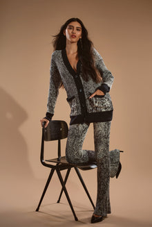 Hemant & Nandita | Ruha Flared Pants | Black/White