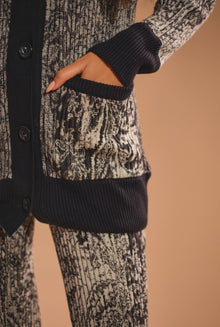 Hemant & Nandita | Ruha Flared Pants | Black/White