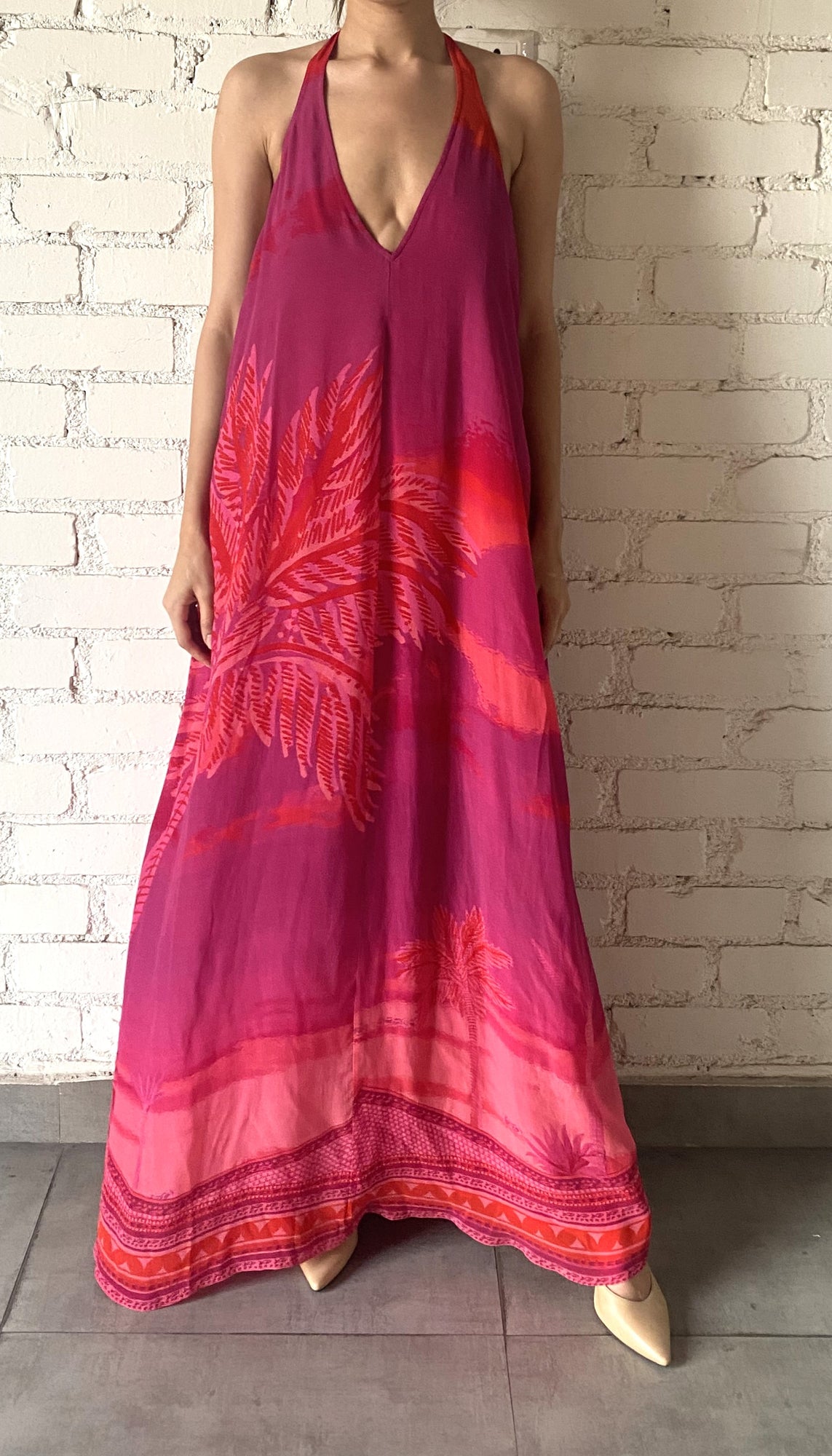 Hemant & Nandita | Soma Long Dress | Multicolor