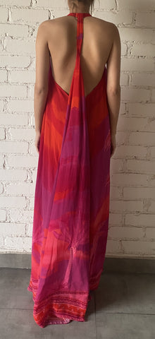 Hemant & Nandita | Soma Long Dress | Multicolor