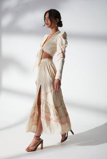 Hemant & Nandita | Suri Crop Top | Cream