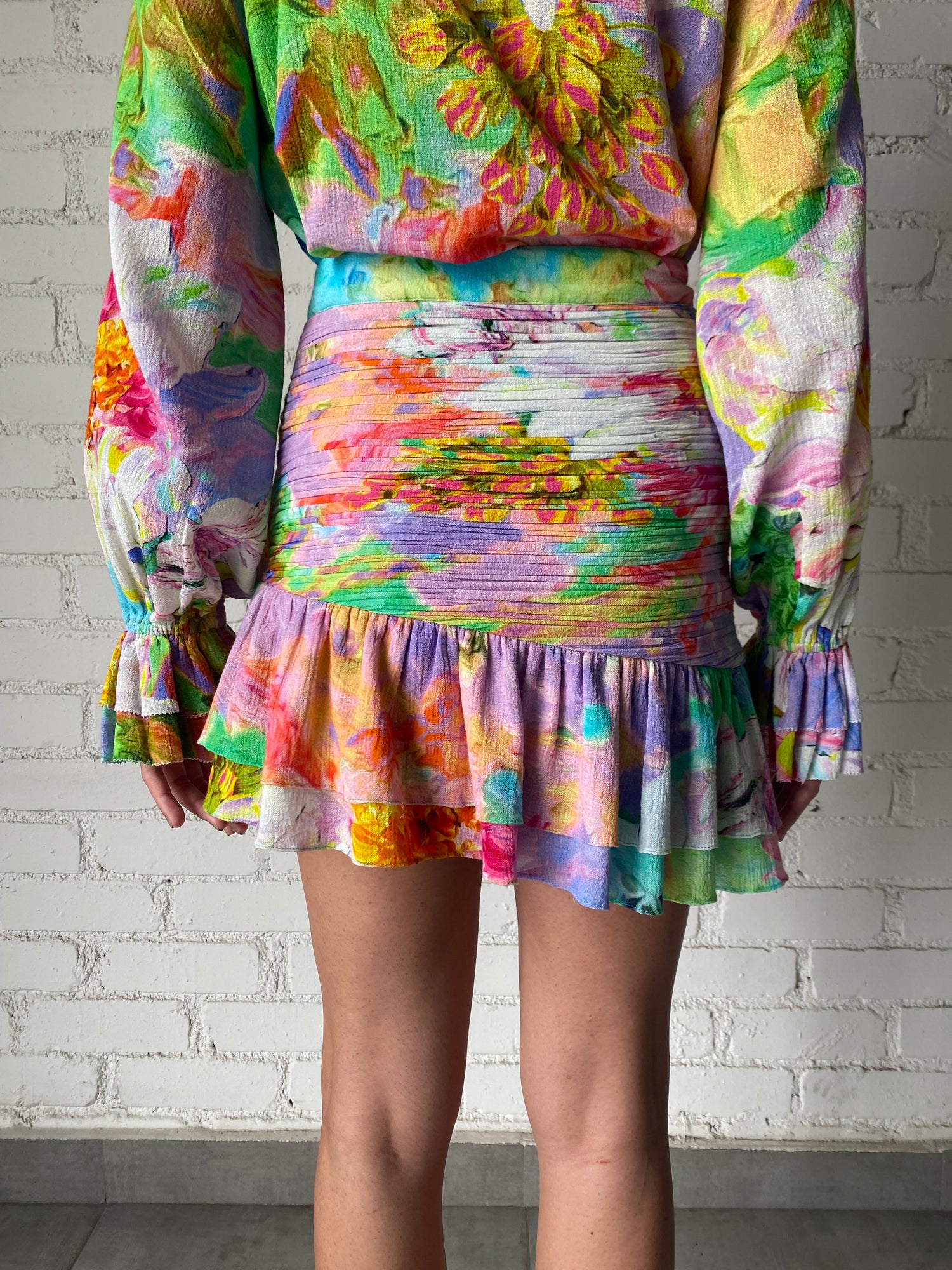 Hemant & Nandita | Tiva Mini Skirt | Multicolor