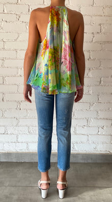 Hemant & Nandita | Tiva Halter-Neck Sleeveless Top | Multicolor