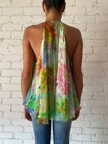 Hemant & Nandita | Tiva Halter-Neck Sleeveless Top | Multicolor