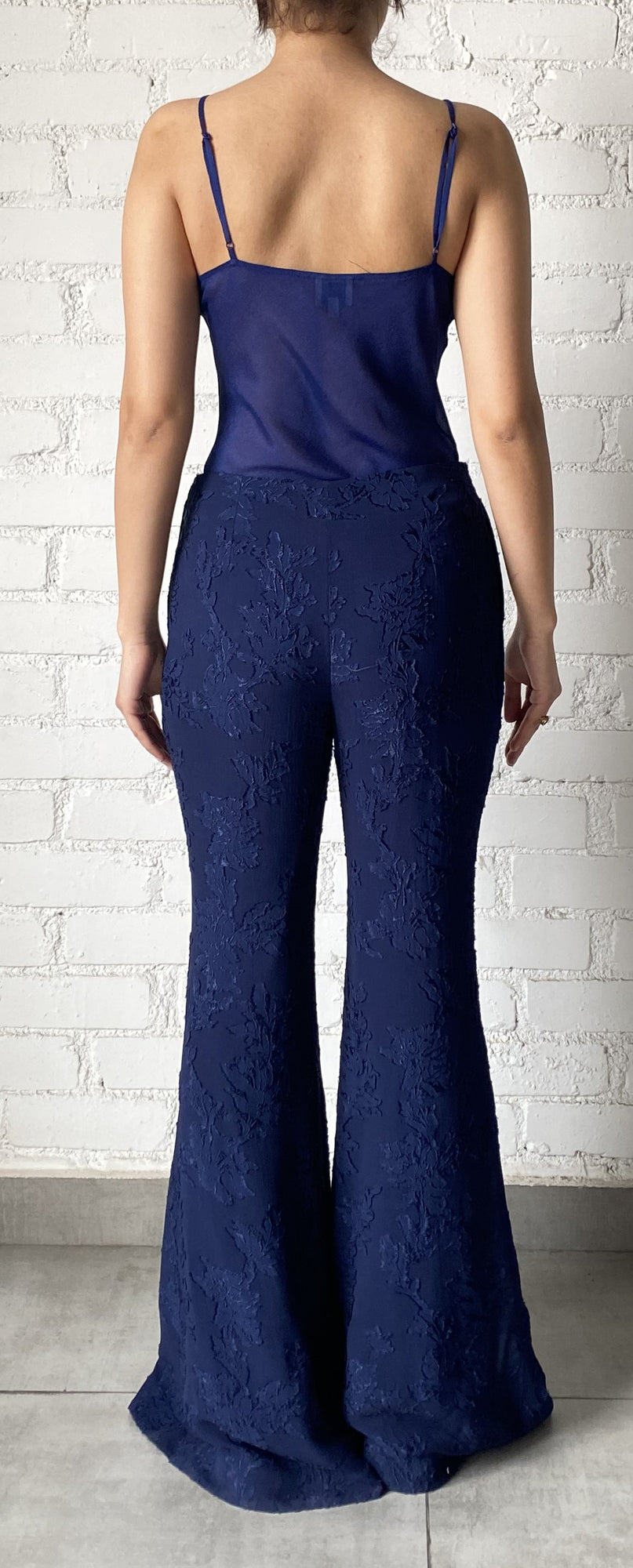 Hemant & Nandita | Tiya Georgette Pants | Blue