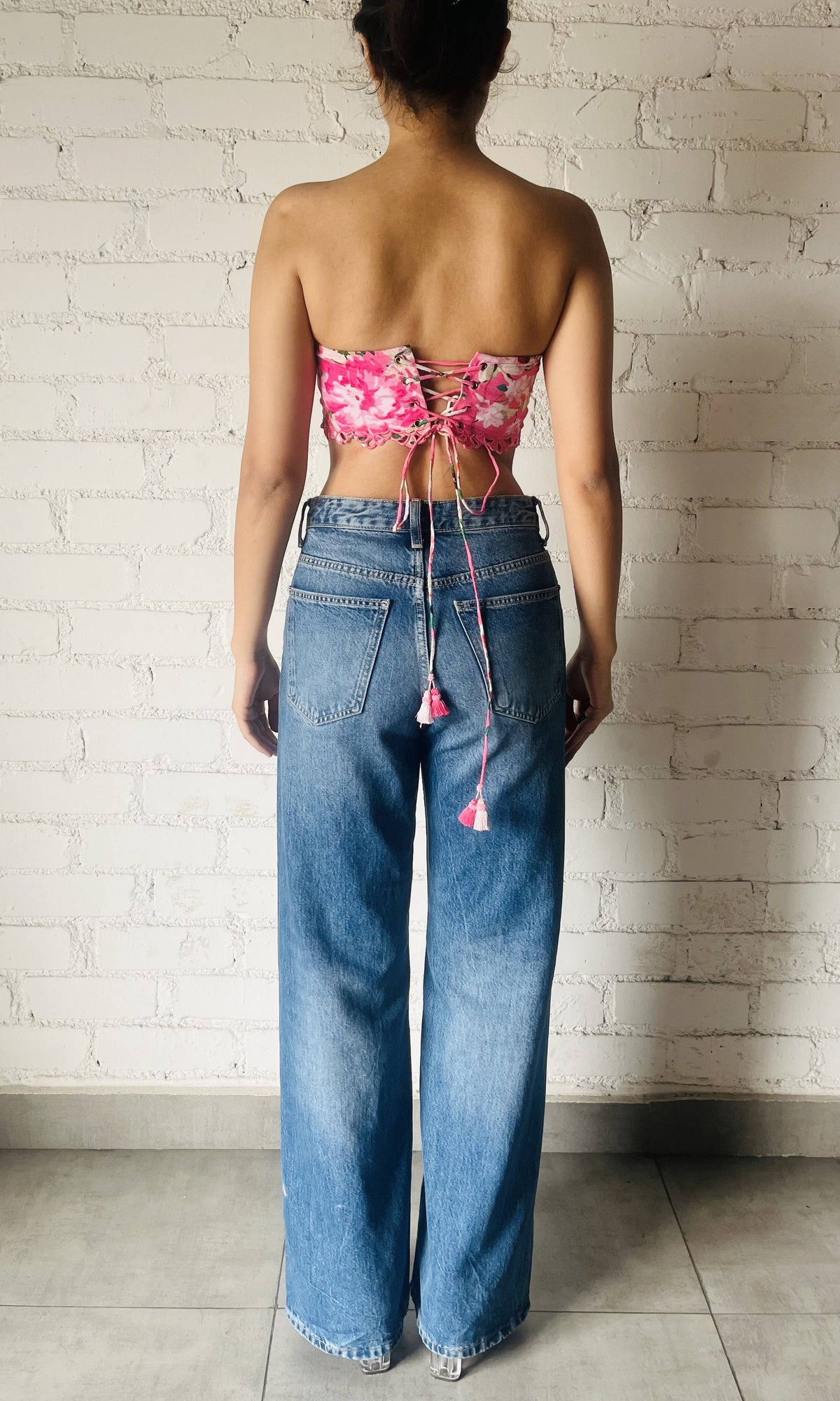 Womens | Tula Cotton Bandeau | Pink Multi