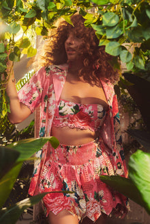 Hemant & Nandita | Tula Bandeau | Carnation Pink