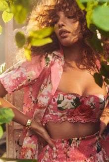 Hemant & Nandita | Tula Bandeau | Carnation Pink