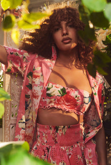 Hemant & Nandita | Tula Bandeau | Carnation Pink