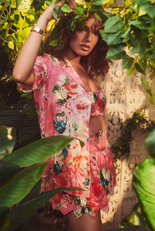 Hemant & Nandita | Tula Bandeau | Carnation Pink