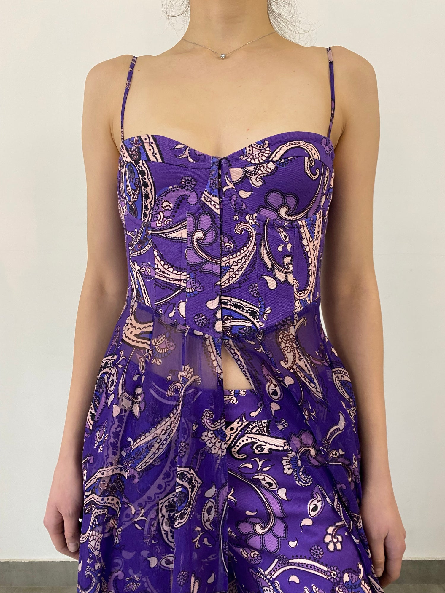 Hemant & Nandita | Viha Corset Cover up | Purple