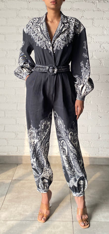 Hemant & Nandita | Viri Jumpsuit | Black/White