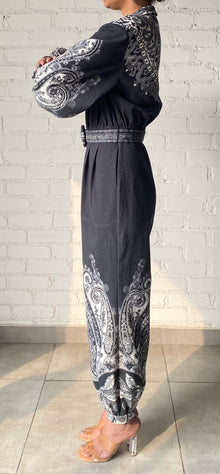 Hemant & Nandita | Viri Jumpsuit | Black/White