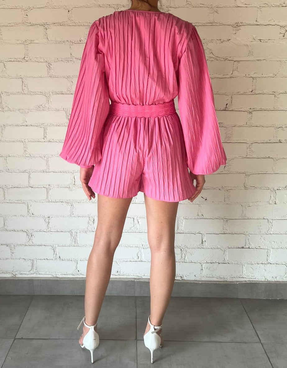 Hemant & Nandita | Yuri Romper | Pink