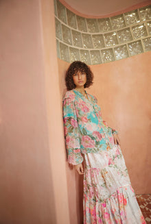 Hemant & Nandita | Anka Midi Skirt | Off-White