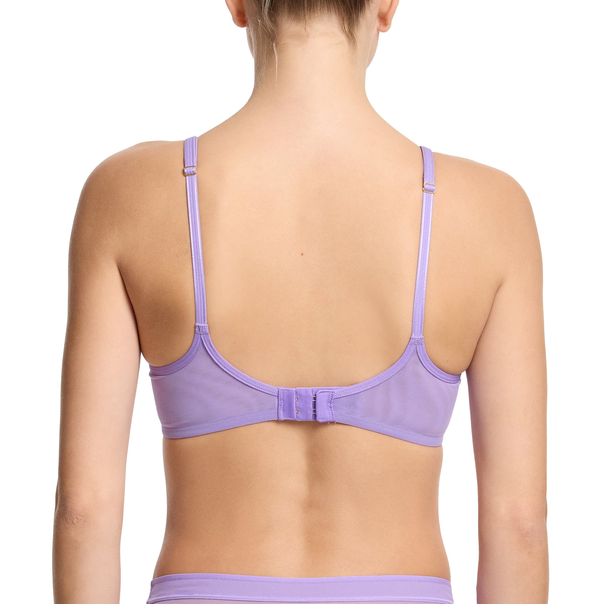 Unlined Mesh Underwire Bra | Grape Juice (Purple)