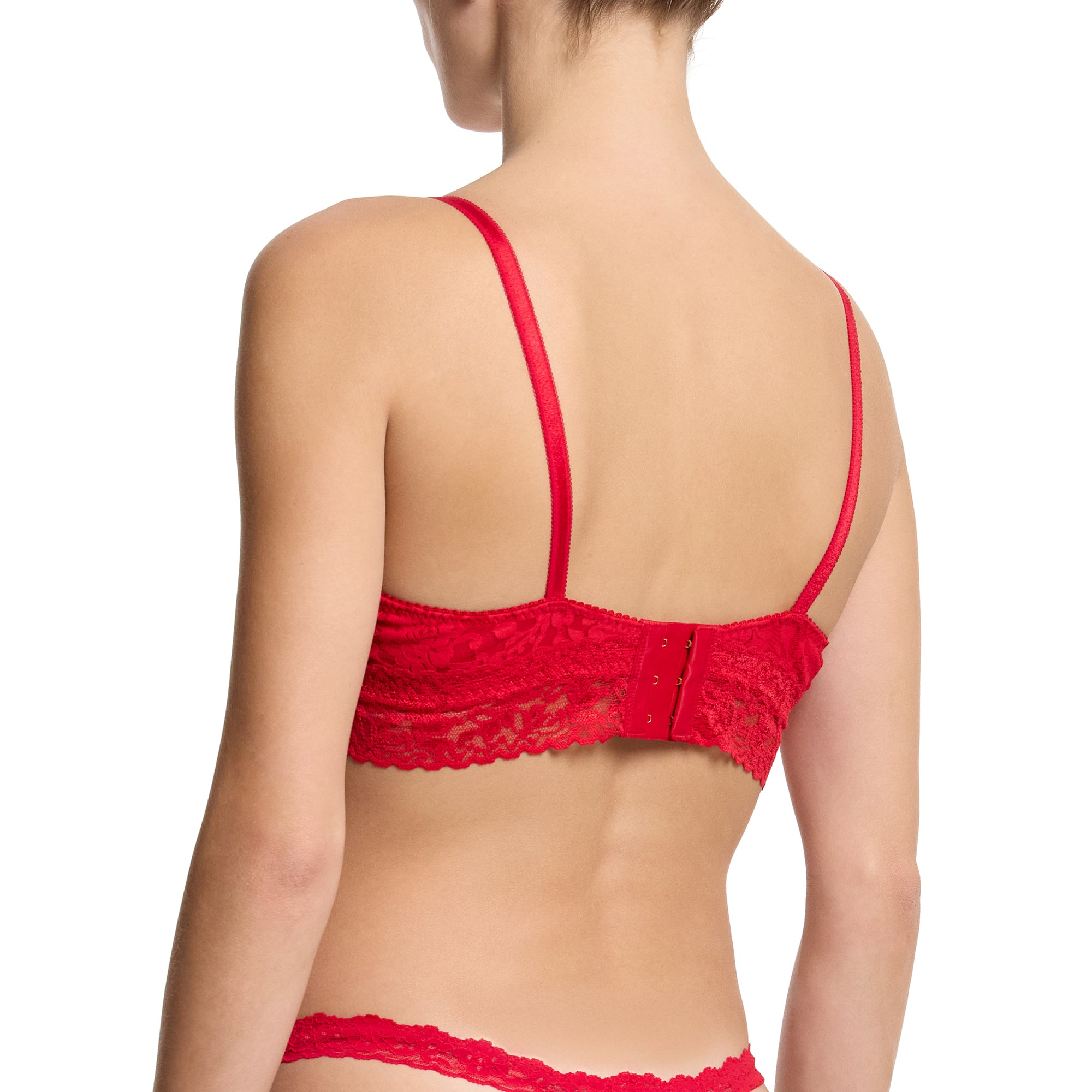 Sig Lace Plunge Push-Up | Red