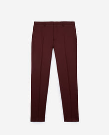 Wool Suit Trousers | Men | Burgundy