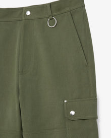 Cargo-Style Pants In Cotton Twill | Men | Khaki