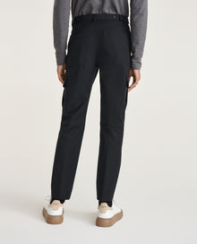 Wool Blend Cargo Pants | Men | Black