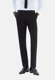 Wool Suit Pants Slim Fit | Men | Black