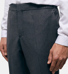 Gray Wool Suit Pants | Men | Grey